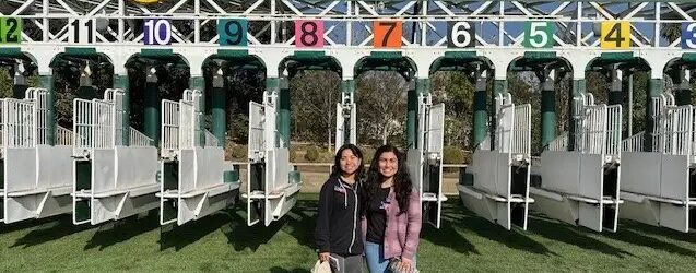 Cal Poly Pair Intern at Santa Anita